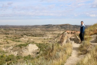 Adam checking out the badlands at Theodore Roosevelt National Park in North Dakota.