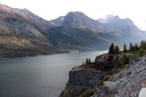 Saint Mary Lake is the second largest lake in Glacier National Park.
