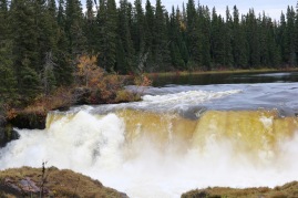 Pisew Falls in Pisew Falls Provincial Park, Manitoba