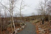 Flinty's Trail along Ross Lake in Flin Flon, MB