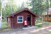 Helga's humble abode for our stay on Little Doctor Lake